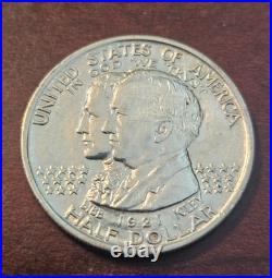 1921 Alabama Commem Half Dollar Choice BU+ Blast White Great Eye Appeal