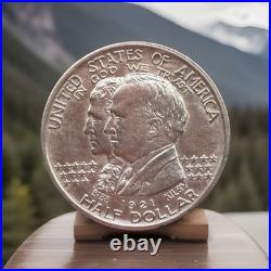 1921 Alabama Commemorative Half Dollar 50C Silver. 900 All Luster GEM BU! CH PL