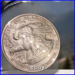 1921 Alabama Commemorative Half Dollar 50C Silver. 900 All Luster GEM BU! CH PL
