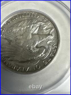 1921 Alabama Commemorative Silver Half Dollar Anacs Graded AU-50 Details Clean 1921 Alabama Commemorative Silver Half Dollar Anacs Graded AU-50 Details Clean