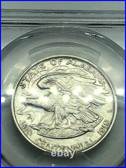 1921 Alabama Silver Commemorative Half Dollar 50C PCGS AU58! Good Eye Appeal