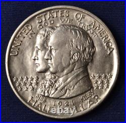 1921 Alabama U. S Silver Commemorative Half Dollar UNC Details Cleaned 0827