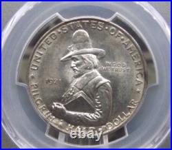 1921 Commemorative PILGRIM Silver Half Dollar 50c PCGS MS64 #556 BU Unc ECC&C 1921 Commemorative PILGRIM Silver Half Dollar 50c PCGS MS64 #556 BU Unc ECC&C