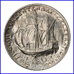 1921 Commemorative Silver Half Dollar Pilgrim PCGS AU58