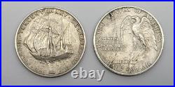 1921-D Pilgrim Tercentenary & 1925 Stone Mountain Commemorative Half Dollars