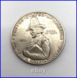 1921-D Pilgrim Tercentenary & 1925 Stone Mountain Commemorative Half Dollars