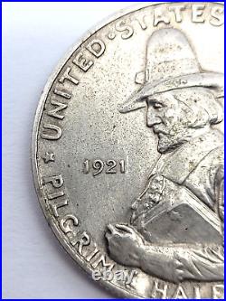 1921-D Pilgrim Tercentenary & 1925 Stone Mountain Commemorative Half Dollars