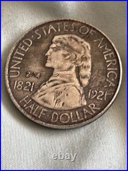 1921 Missouri 2x4 Commem Half Dollar Nice Unc Nice Eye Appeal Nice Strike