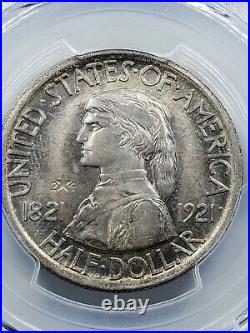 1921 Missouri 2x4 Commemorative Silver Half Dollar PCGS MS65 trueveiw