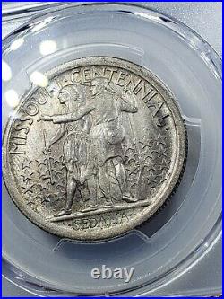 1921 Missouri 2x4 Commemorative Silver Half Dollar PCGS MS65 trueveiw