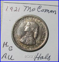 1921 Missouri Commemorative Key Date Half Dollar Sedalia High Grade Au