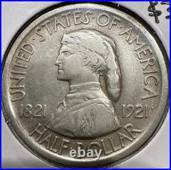 1921 Missouri Commemorative Silver Half Dollar 50C Coin