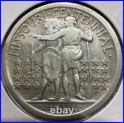 1921 Missouri Commemorative Silver Half Dollar 50C Coin