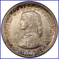 1921 PCGS MS65 MISSOURI 2x4 Commemorative Half Dollar TONED BEAUTY Silver BU