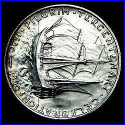 1921 Pilgrim Commemorative Half Dollar - Gem BU Detail Coin - #IK787