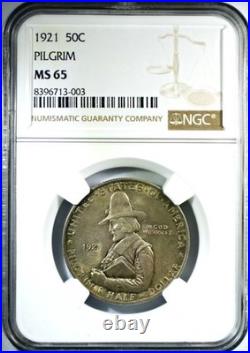 1921 Pilgrim Commemorative Half Dollar NGC MS-65- Original Mint State 65 1921 Pilgrim Commemorative Half Dollar NGC MS-65- Original Mint State 65