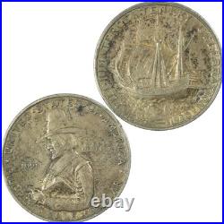 1921 Pilgrim Commemorative Silver Half Dollar XF EF Extremely Fine