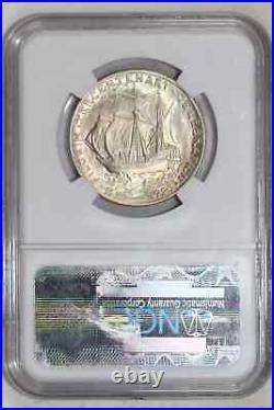 1921 Pilgrim Silver Commemorative Half Dollar Ngc Ms64