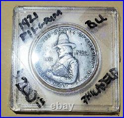 1921 Pilgrim Tercentary Commemorative U. S. Silver Half Dollar, BU, Philadelphia