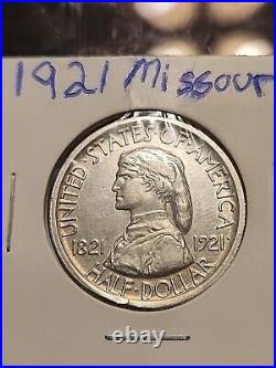 1921 missouri commemorative silver half dollar