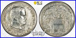 1922 50C Grant (with Star) Half Dollar PCGS Genuine UNC Detail (Cleaned)