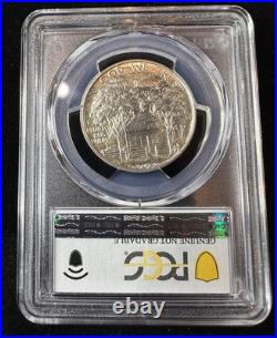 1922 50C Grant (with Star) Half Dollar PCGS Genuine UNC Detail (Cleaned)