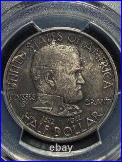 1922 50C Ulysses S. Grant Silver Commemorative Half Dollar PCGS MS62 Item #655
