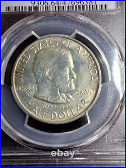 1922 GRANT COMMEMORATIVE HALF DOLLAR PCGS MS64 50c PQ