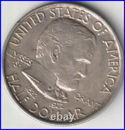1922 Grant Commemorative Half Dollar Au