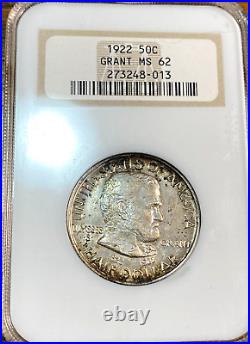 1922 Grant Commemorative Half Dollar NGC MS62 Beauty Fatty Holder Best Price CHN