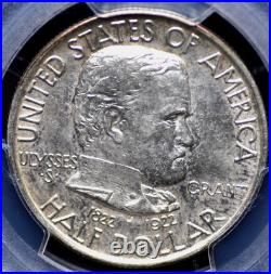 1922 Grant Commemorative Half Dollar Pcgs Ms 63 Glassine Off-white With Hazy