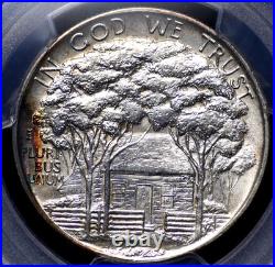 1922 Grant Commemorative Half Dollar Pcgs Ms 63 Glassine Off-white With Hazy