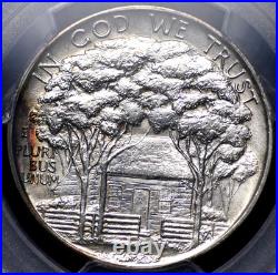 1922 Grant Commemorative Half Dollar Pcgs Ms 63 Glassine Off-white With Hazy