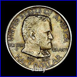1922 Grant Half Dollar? Au Almost Uncirculated? Commem Silver 50c? Trusted
