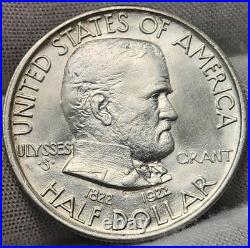 1922 Grant No Star Commem Half Dollar Choice BU Great Eye Appeal CH-GR