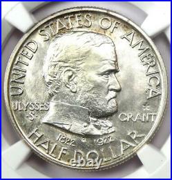 1922 Grant STAR Half Dollar 50C Coin NGC Uncirculated Details (UNC MS)