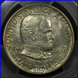 1922 Grant with Star Silver Commemorative Half Dollar PCGS MS 64