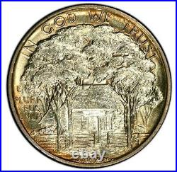 1922 No Star PCGS MS66 GOLD Shield Silver GRANT Commemorative Half Dollar 50c