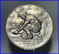 1922 S California Jubilee Commemorative Silver Half Dollar -0704