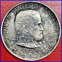 1922 Ulysses Grant Commemorative No Star Half Dollar 90% Silver + Bonus Coin