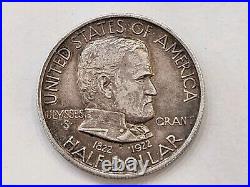 1922 Ulysses S. Grant Silver Commemorative Half Dollar