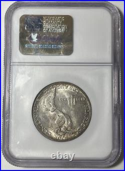 1923-S 50c MS64 Monroe Doctrine Commemorative Silver Half Dollar NGC Toned