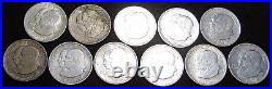 1923-S Monroe Commemorative Half Dollar Silver Lot of 11 - Nice Lot - #LLL