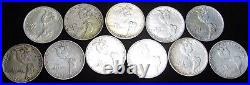 1923-S Monroe Commemorative Half Dollar Silver Lot of 11 - Nice Lot - #LLL