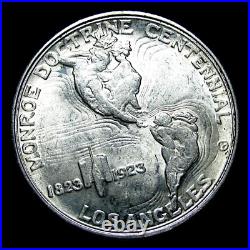1923-S Monroe Commemorative Silver Half Dollar - Gem BU Coin - #158I