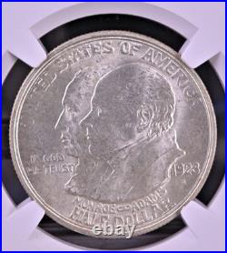 1923-S Monroe Commemorative Silver Half Dollar NGC MS-64 Mint State 64
