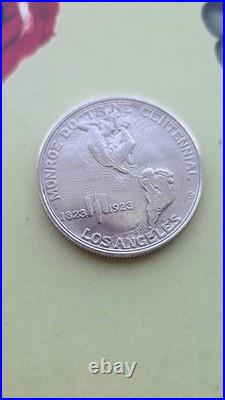 1923-S Monroe Doctrine Centennial Half Dollar Classic Commemorative San Fran 1923-S Monroe Doctrine Centennial Half Dollar Classic Commemorative San Fran