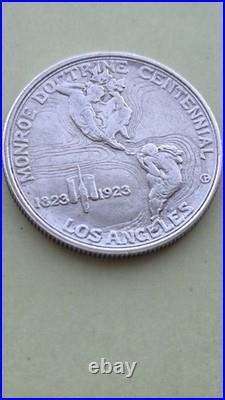 1923-S Monroe Doctrine Centennial Half Dollar Classic Commemorative San Fran