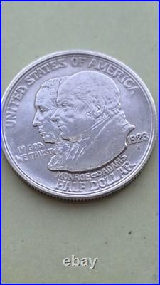1923-S Monroe Doctrine Centennial Half Dollar Classic Commemorative San Fran