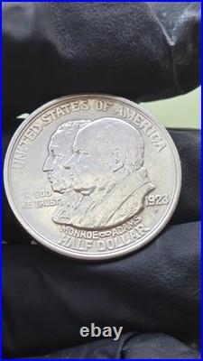 1923-S Monroe Doctrine Centennial Half Dollar Classic Commemorative San Fran